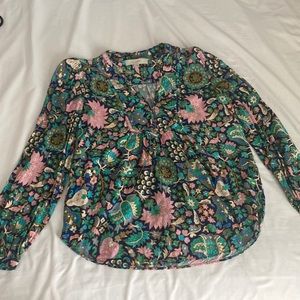 Loft floral blouse